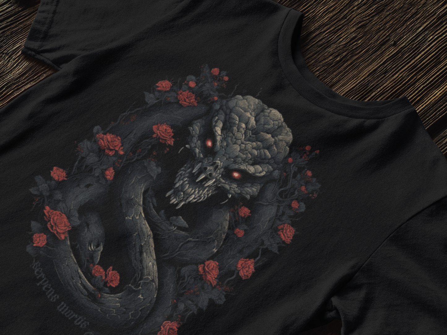 Serpens Mortis Serpent of Death T-shirt by Hellhound Clothing