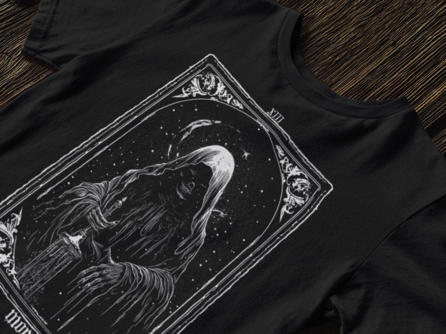 Mors Tarot Card by Hellhound Clothing - Embrace the Mystic Transition
